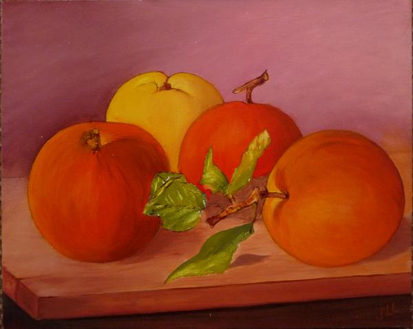 Les pommes - Huile 41 x 33