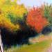 Paysage d'automne - huile 40 x 40